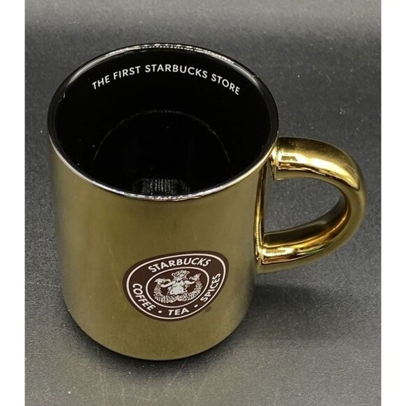 2019 Starbucks Pike Place First Store Original Logo Ceramic Demitasse Mug 4oz - Picture 2 of 8